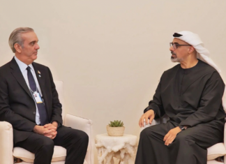 Abinader sostiene audiencia con el príncipe heredero de Abu Dhabi y concluye agenda en Emiratos Árabes Unidos