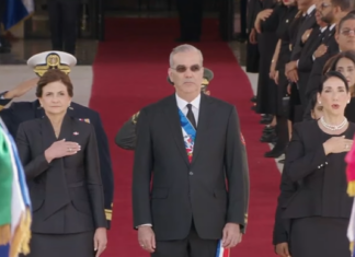 Presidente Abinader llega al Congreso Nacional para su sexta rendición de cuentas