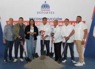 Miderec inicia reparación del Multiuso de Piedra Blanca con inversión de RD 21.4 millones
