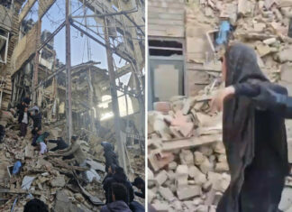 Israel y EE.UU. bombardea zonas residenciales en Teherán