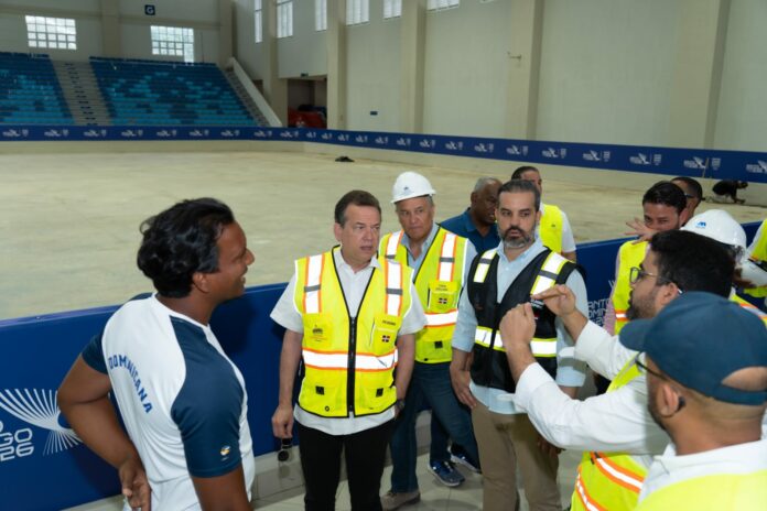 Ministro Bisonó supervisa avances de obras deportivas en el Parque del Este para los Juegos SD2026