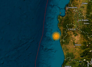 Sismo de magnitud 6,3 sacude la costa central de Chile