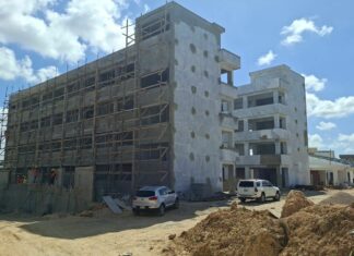 Construcción de complejo educativo-deportivo de Manoguayabo avanza a buen ritmo