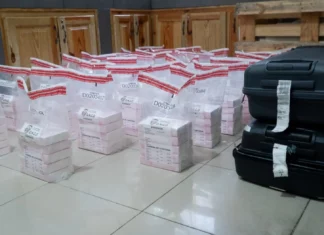 DNCD decomisa 150 paquetes de cocaína en el Aeropuerto de Punta Cana
