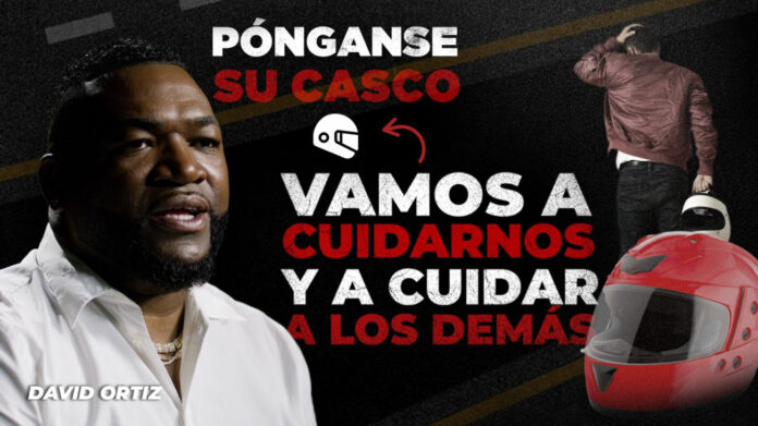 Digesett lanza video de concientización vial dirigido a motociclista con David Ortiz