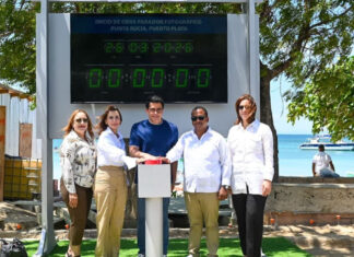 Ministerio de Turismo inicia obra en la playa de Punta Rucia, Puerto Plata