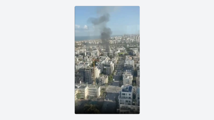 Impactos en Tel Aviv tras ataque iraní con misiles