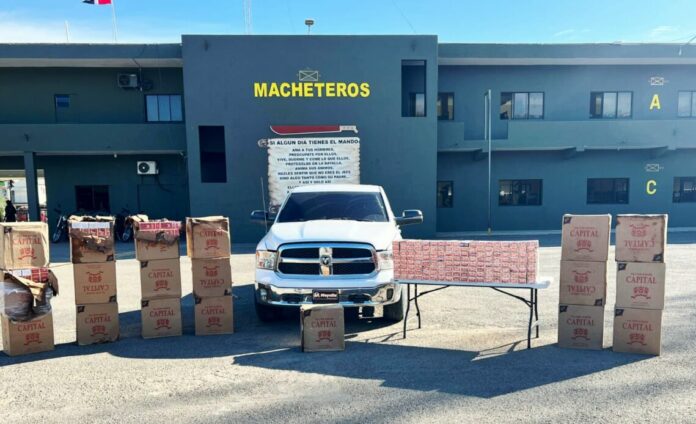 Incautan contrabando de 220,000 cigarrillos en Valverde
