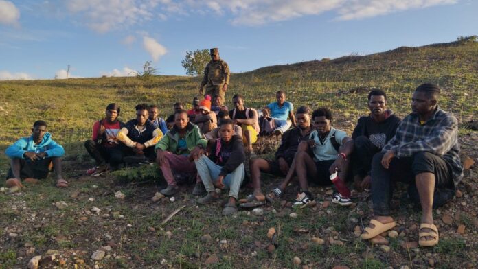 Ejército detiene 69 haitianos indocumentados en zonas agrícolas de Montecristi