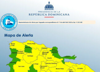 El Gran Santo Domingo y otras 26 provincias en alerta por vaguada