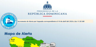 El Gran Santo Domingo más 17 provincias en alerta por vaguada este fin de semana