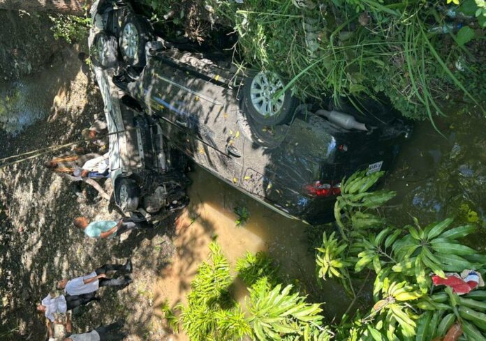 Tres heridos deja accidente de avanzada presidencial en carretera Maimón-Puerto Plata