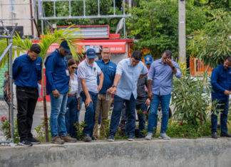 Caasd inspecciona saneamiento de cañadas en el Gran Santo Domingo
