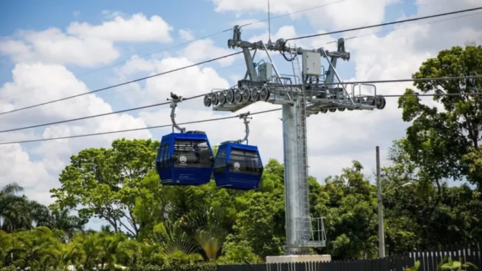 Reanudan servicio en líneas 1 y 2 del Teleférico de SD tras suspensión por lluvias
