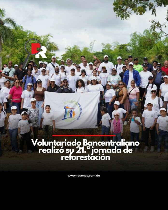 Voluntariado Bancentraliano realizó su 21.ª jornada de reforestación