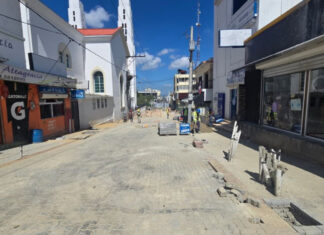 Dirección de Desarrollo Provincial supervisa fase final del adoquinado de los primeros tramos de la calle del Sol