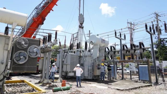 Edesur refuerza subestación en San Cristóbal con transformador de 40 MVA