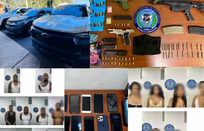 Desmantelan presunta banda en Sajoma y arrestan 17 personas