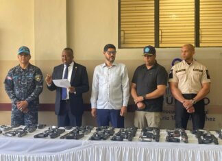 Fiscalía de María Trinidad Sánchez entrega 116 armas de fuego a Interior y Policía