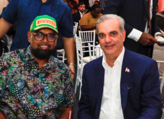Abinader llega a Guyana para reunirse con su homólogo Mohamed Irfaan Ali