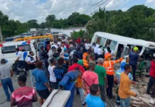 Aumenta a 20 número de afectados en accidente de personal de Supérate; 8 reciben el alta médica