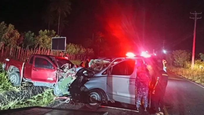 Accidente en El Catey deja dos turistas franceses fallecidos y cinco heridos
