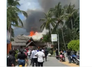 Reportan incendio en las instalaciones de hotel en Bayahíbe