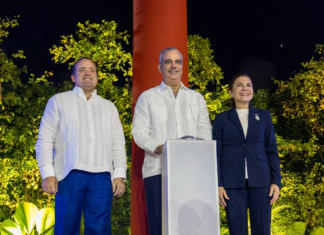Presidente Abinader y alcaldesa Carolina Mejía inauguran el Paseo 30 de Mayo