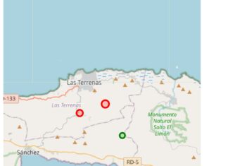 Dos temblores sacuden la zona de Las Terrenas la mañana de este miércoles