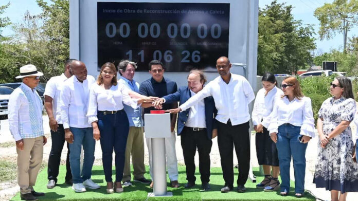 Ministro de Turismo deja iniciada obra en La Romana para impulsar el turismo en Caleta