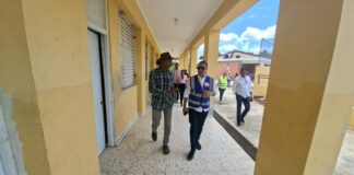 Infraestructura Escolar da toques finales a construcción de nuevo Liceo en Guayajayuco, Elías Piña para incorporarlo al nuevo año escolar