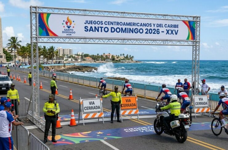 Anuncian cierres e interrupciones en el Malecón por competencias de los Juegos Centroamericanos y del Caribe 2026