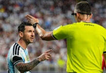 «A mí hablame bien»: el explosivo cruce de Messi con un árbitro