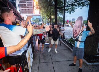 Atlanta se blinda antes de la semifinal entre Argentina e Inglaterra