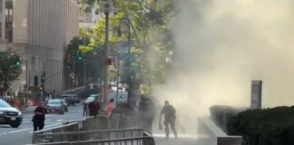Explosión afuera de un edificio gubernamental en Nueva York