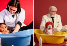 KFC se burla de McDonald’s recreando la foto viral de Messi y Yamal