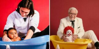 KFC se burla de McDonald’s recreando la foto viral de Messi y Yamal