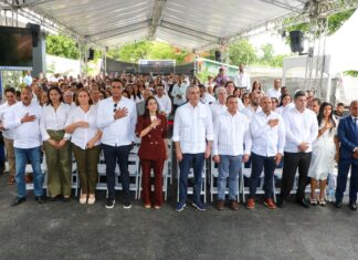 Presidente Abinader cumple una demanda histórica de la Línea Noroeste con la inauguración de nueva carretera Palo Verde–Laguna Verde, en Montecristi