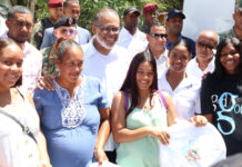 Instituciones gubernamentales realizan jornada de asistencia social en Las Zanjas de San Juan