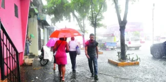 Vaguada provocará aguaceros fuertes en provincias del interior este jueves