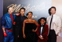 Salen a la luz imágenes inéditas de “Michael” con Jaafar Jackson y Prince Jackson en el set de rodaje