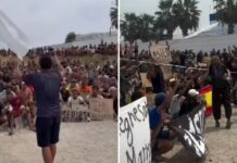 Cientos de migrantes en Ceuta se manifiestan pidiendo asilo en medio de la crisis
