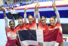 Equipo gimnasia femenina de RD consigue medalla de bronce en Juegos SD 2026