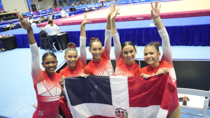 Equipo gimnasia femenina de RD consigue medalla de bronce en Juegos SD 2026