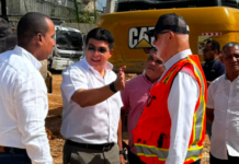 Director de la Caasd supervisa los trabajos de construcción del Caoba Park