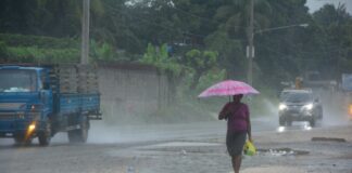 Vaguada activa dejará aguaceros y tronadas este lunes en el país
