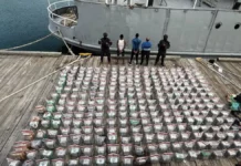 DNCD incauta 1,360 paquetes de presunta cocaína y 30 bloques de marihuana en Baní