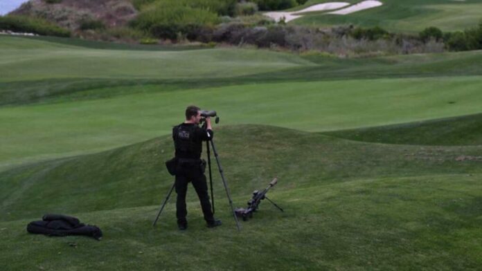 Detienen a un hombre armado en un club de golf antes de la visita de Trump