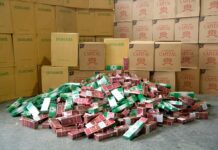 Aduanas destruye más de 8.2 millones de cigarrillos incautados por contrabando