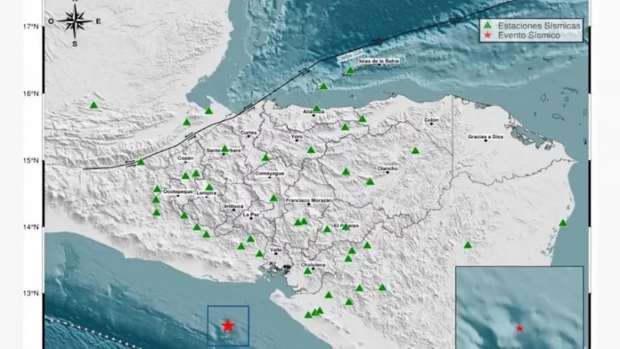 Sismo de magnitud 5,8 sacude frente a Centroamérica y Copeco Honduras